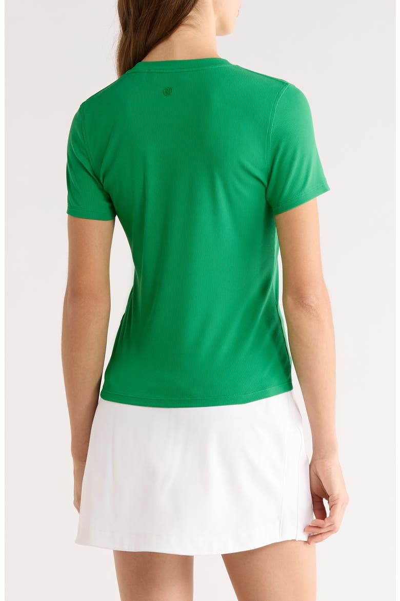 Tech Golf UPF 50+ Rib T-Shirt, Alternate, color, CLOVER