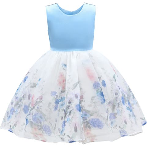Mabel Floral Garden Organza Dress