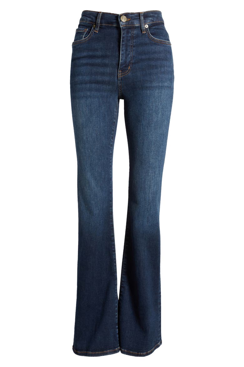 Le Easy High Waist Flare Jeans, Alternate, color, MOONFLOWER