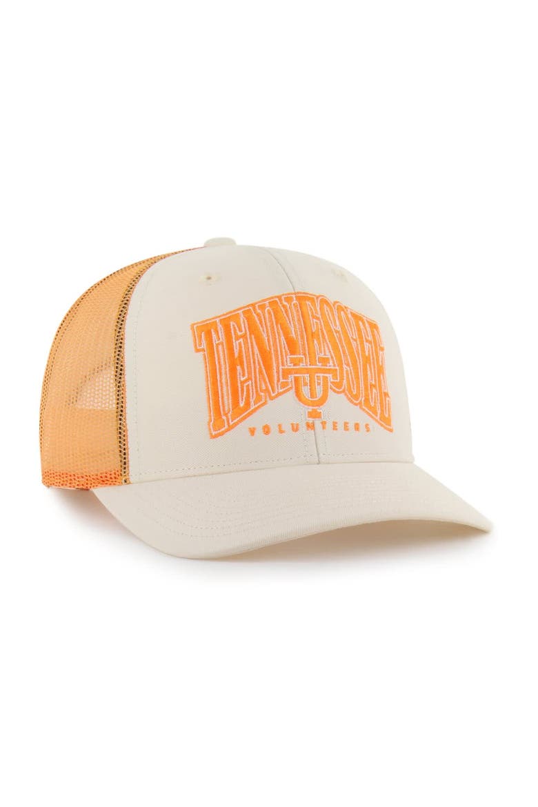 Men's '47  Natural Tennessee Volunteers Drawbridge Trucker Adjustable Hat, Alternate, color, Natural