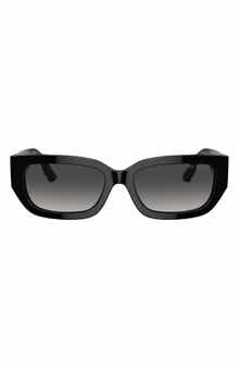 Jimmy Choo 55mm Rectangle Sunglasses