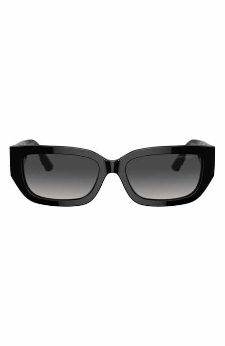 Jimmy Choo 55mm Rectangle Sunglasses