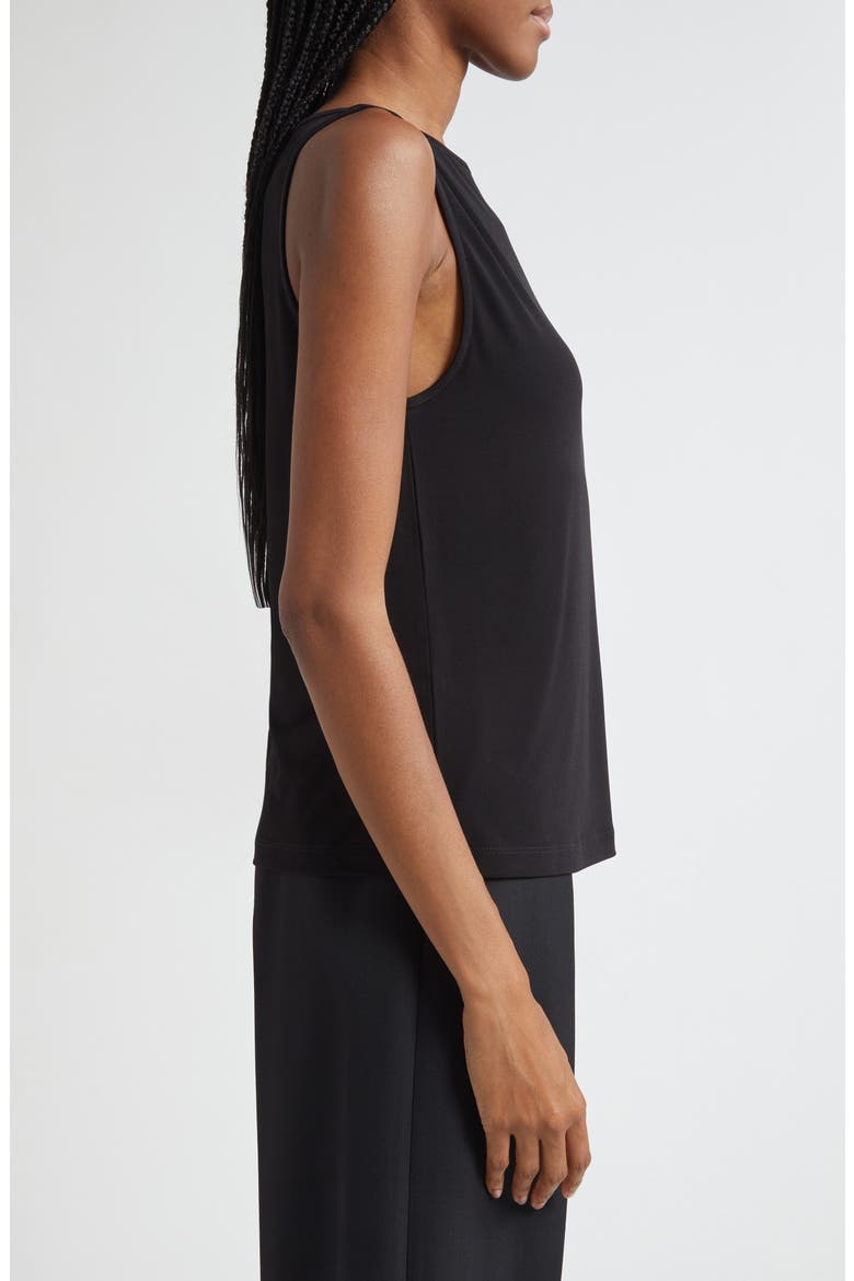 Boat Neck Tank, Alternate, color, BLACK