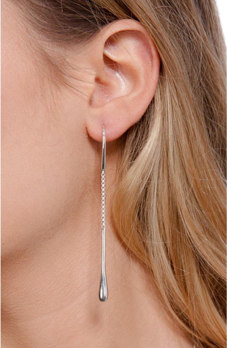 Lucy Quartermaine Drop Earrings, Alternate, color, Sterling Silver