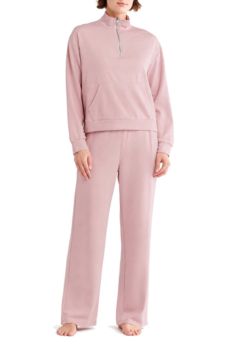 Paxe Pajama Set, Main, color, SILVER PINK