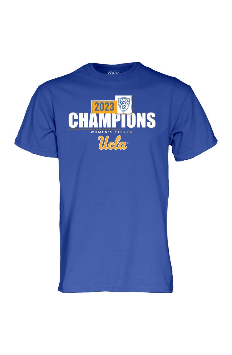 BLUE 84 Unisex Blue 84 Blue UCLA Bruins 2023 Pac-12 Women's Soccer Regular Season Champions Locker Room T-Shirt, Alternate, color, Blue