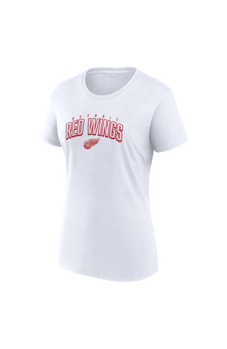 FANATICS Women's Fanatics Branded Red/White Detroit Red Wings Two-Pack Fan T-shirt Set, Alternate, color, 