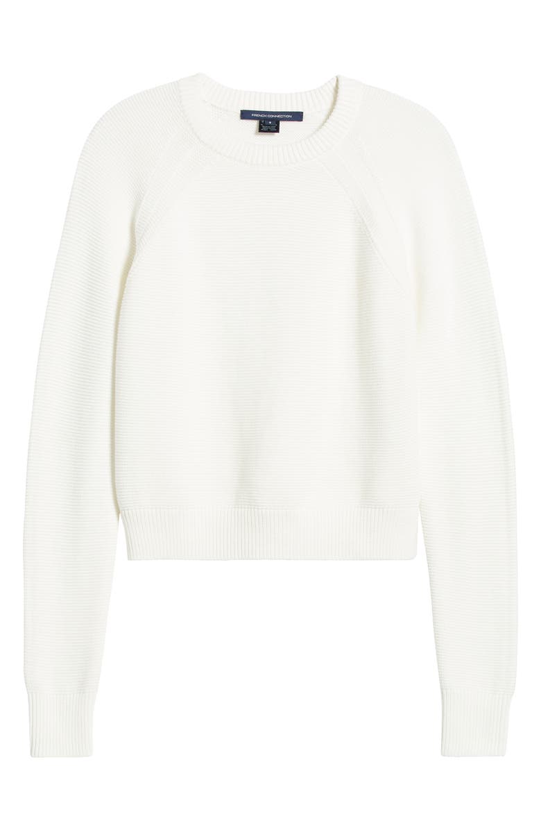 French Connection Lillie Mozart Crewneck Cotton Sweater, Alternate, color, 