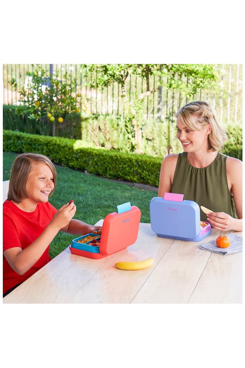 Pop Lunch Box - Coral/Teal, Alternate, color, PINK