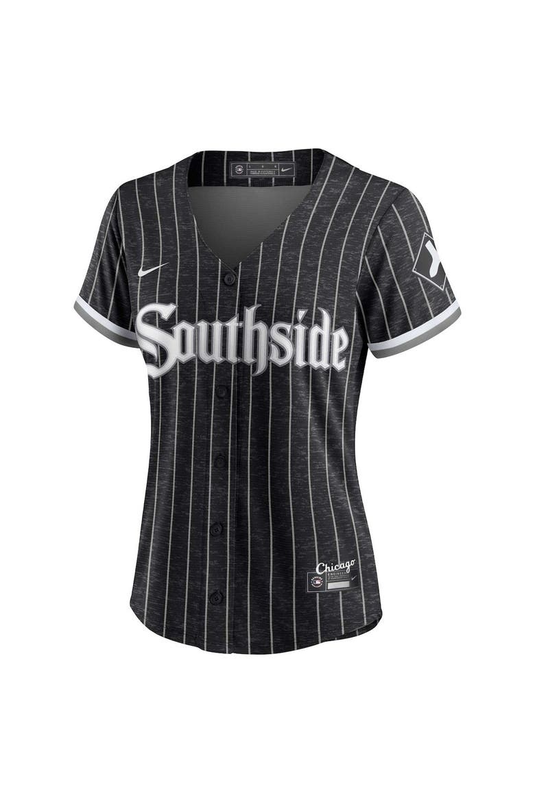 Women's Nike Bo Jackson Black Chicago White Sox City Connect Replica Player Jersey, Alternate, color, Black