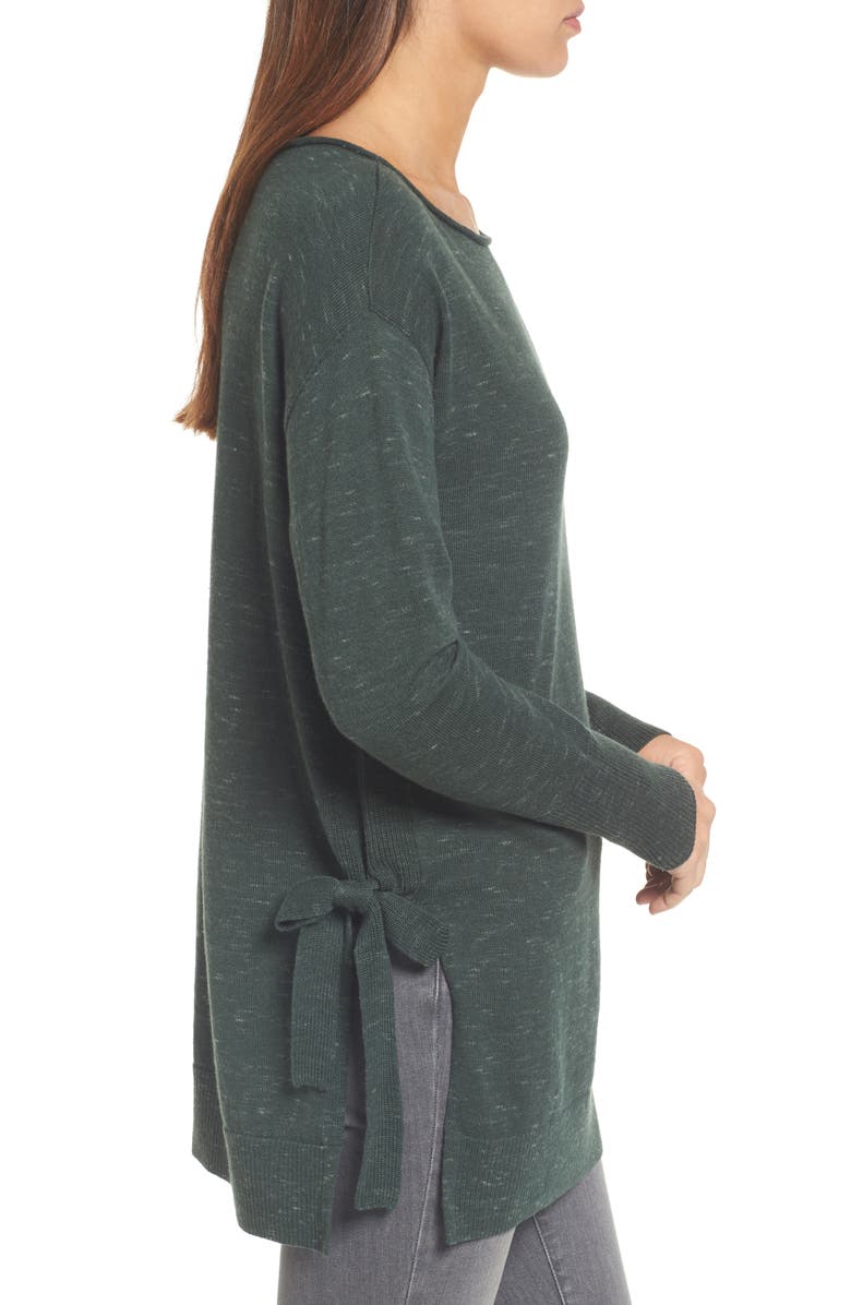 Caslon<sup>®</sup> LONG SLEEVE TIE DETAIL TUNIC, Alternate, color, 