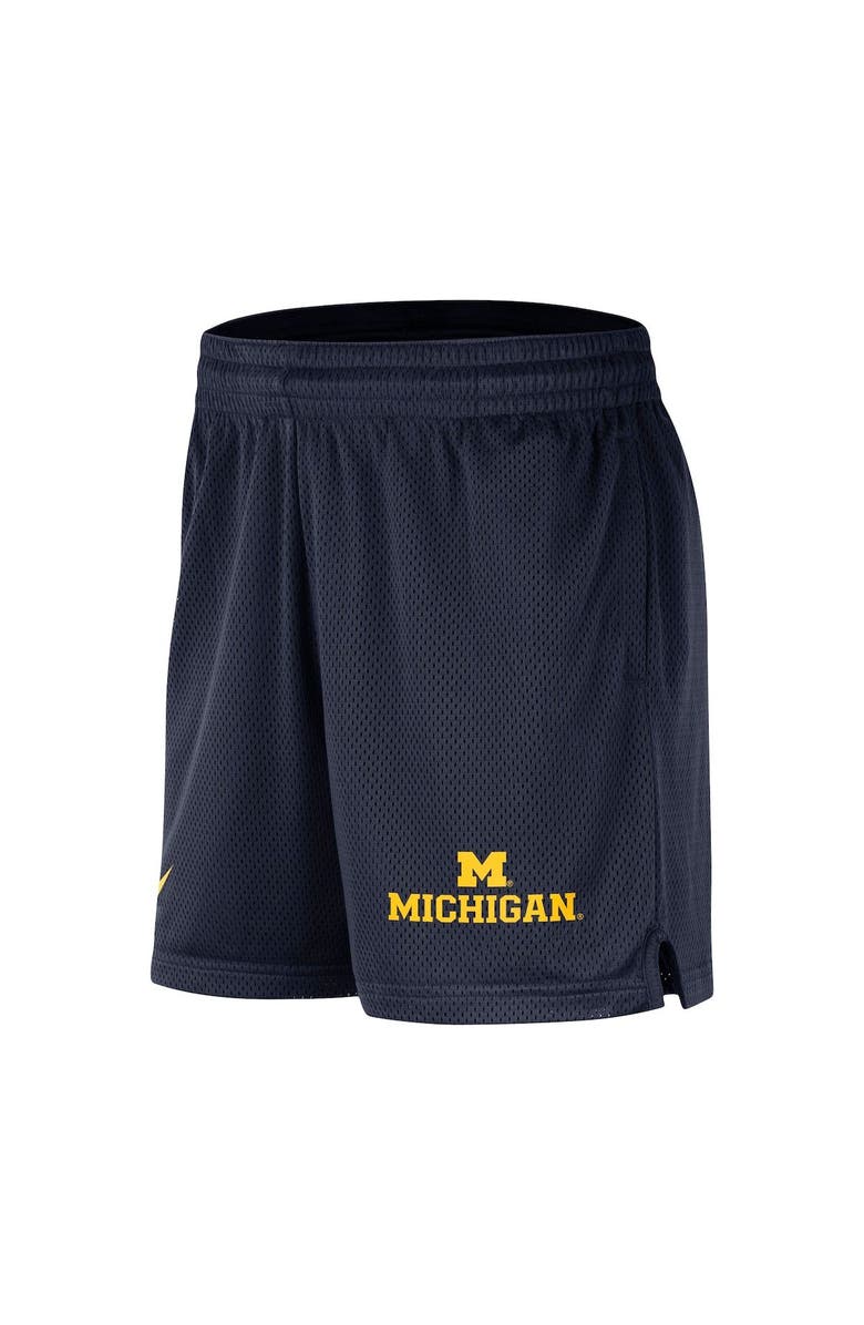 Nike Men's Nike Navy Michigan Wolverines Mesh Performance Shorts, Alternate, color,