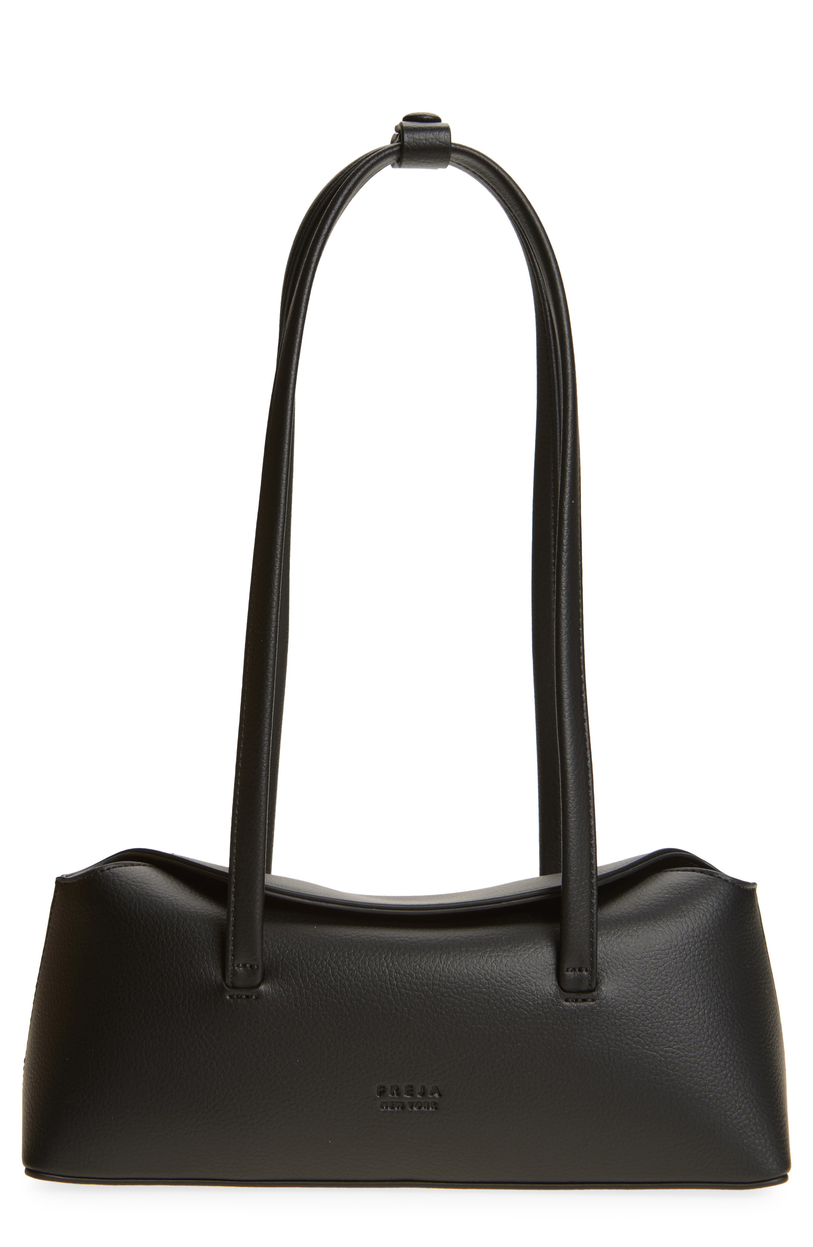 Freja New York Mini Chrystie Faux Leather Shoulder Bag, Main, color, 