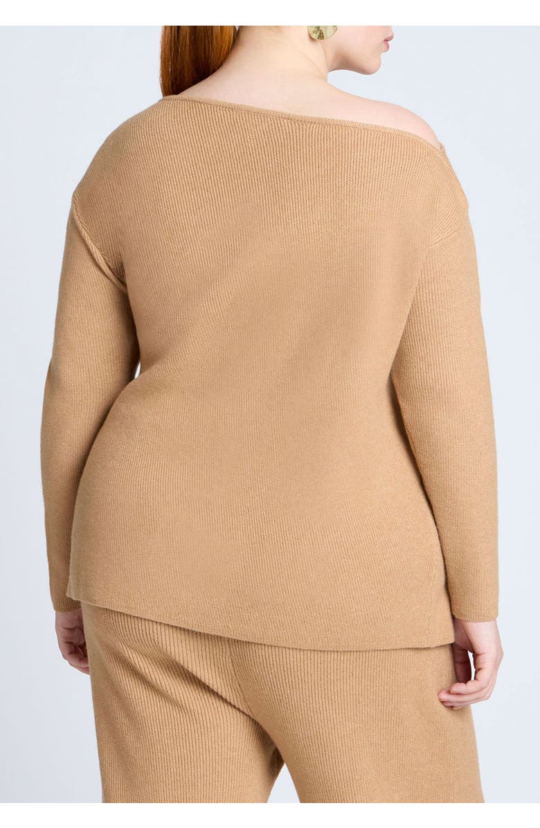 ELOQUII Asym Sweater With Hardware Detail, Alternate, color, 