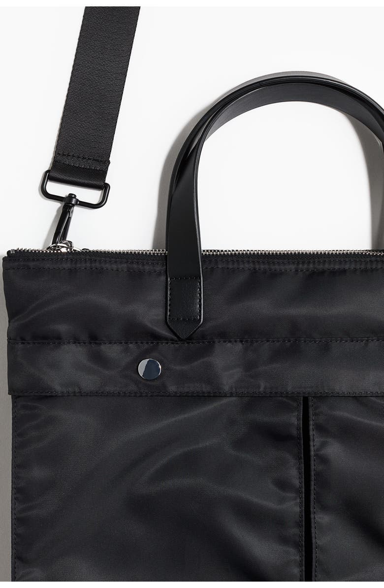 H&M Tote Bag, Alternate, color, Black