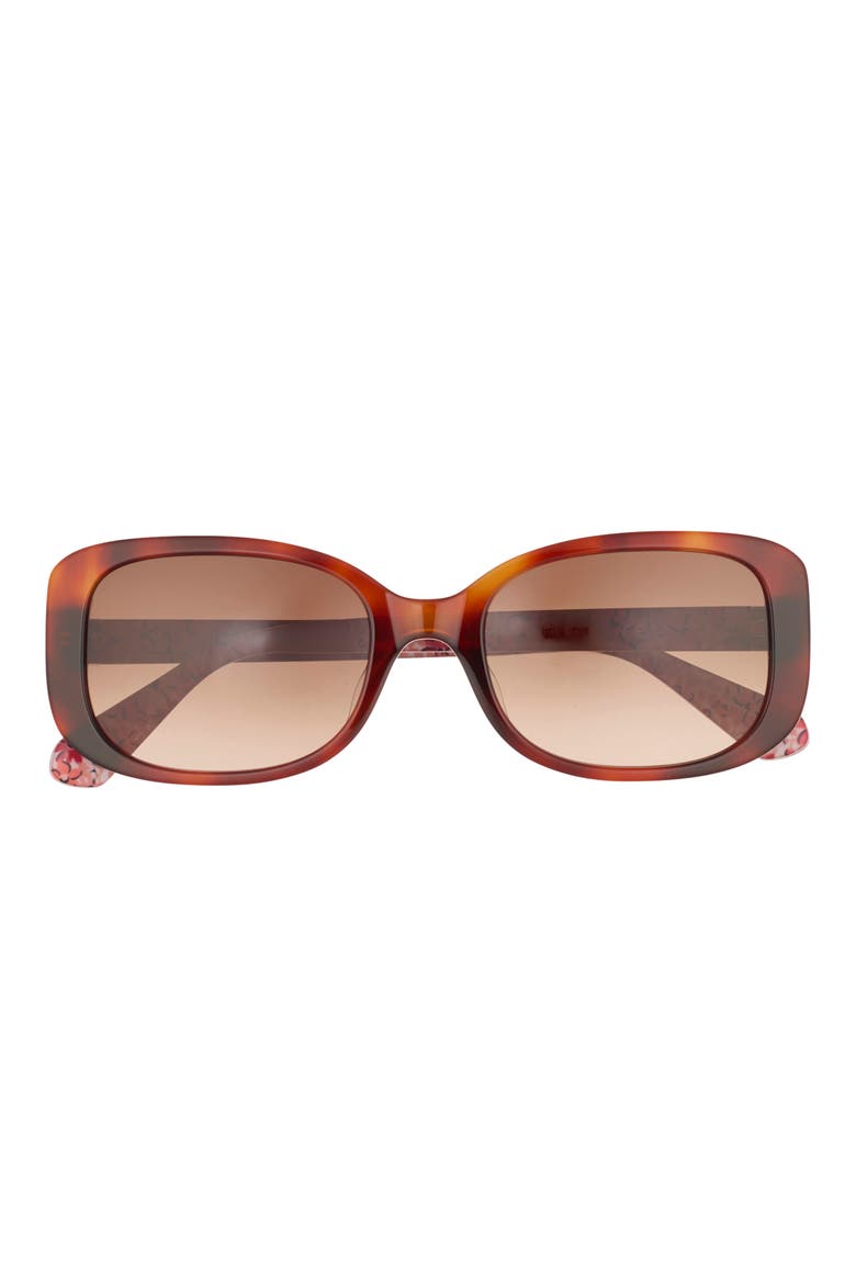 dionnas 52mm rectangular sunglasses, Main, color, 0086-HA