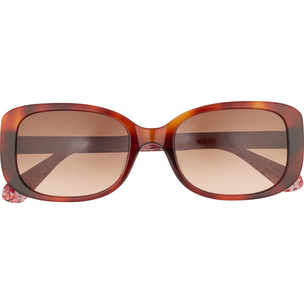 Kate Spade Dionnas 52mm Rectangular Sunglasses In 0086-ha