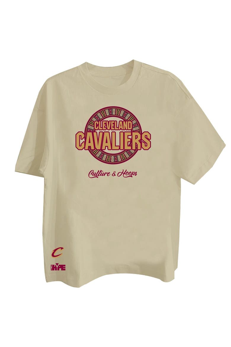 Men's Two Hype Khaki Cleveland Cavaliers Worldwide Collection Premium T-Shirt, Alternate, color, Khaki
