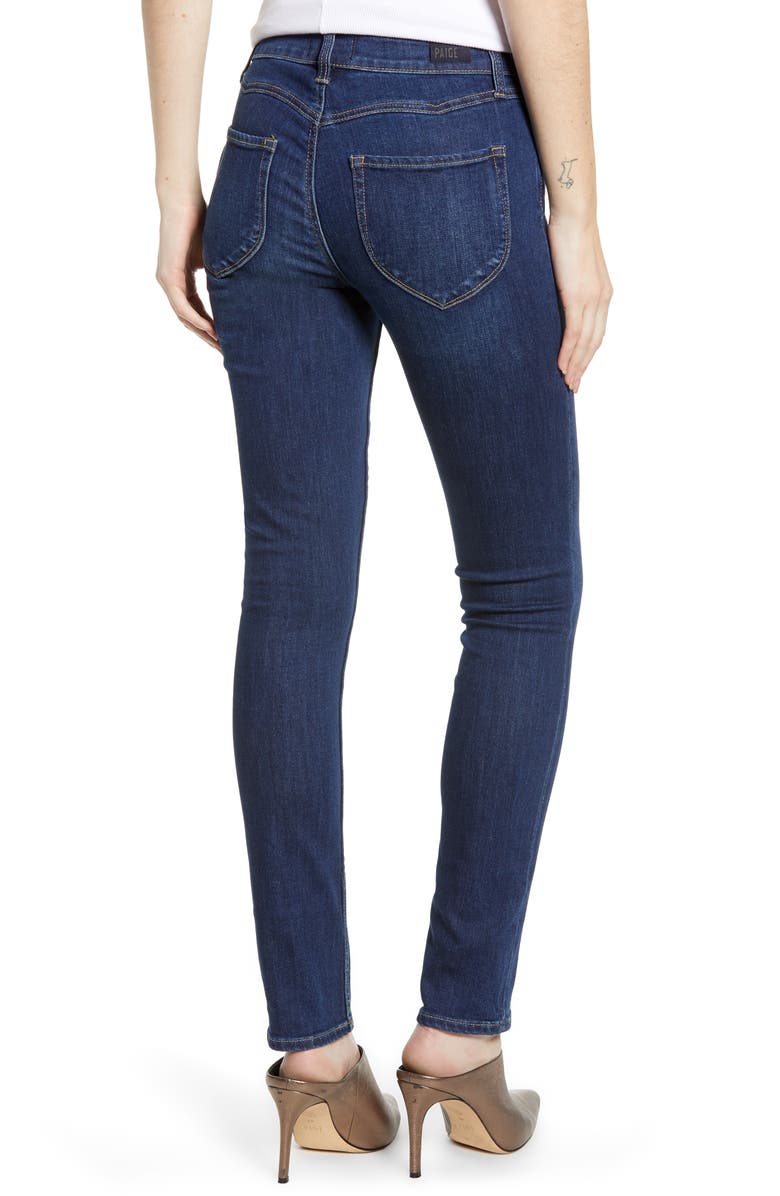 PAIGE Transcend Vintage - Hoxton High Waist Ankle Straight Leg Jeans, Alternate, color,