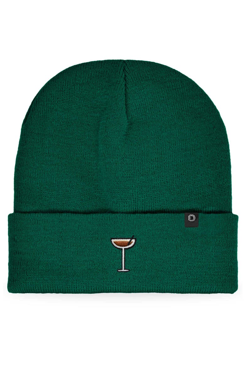 Coffee Martini Beanie Cap, Main, color, Green
