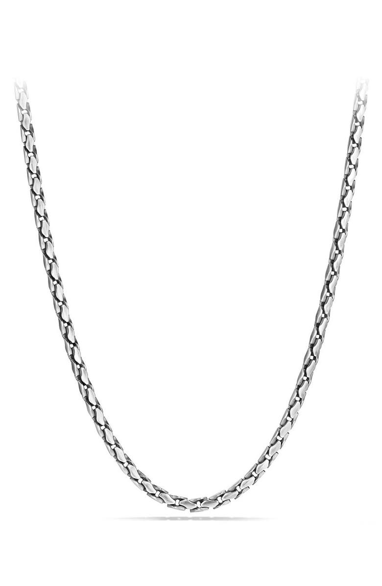 David Yurman Fluted Chain Necklace, Main, color, 
