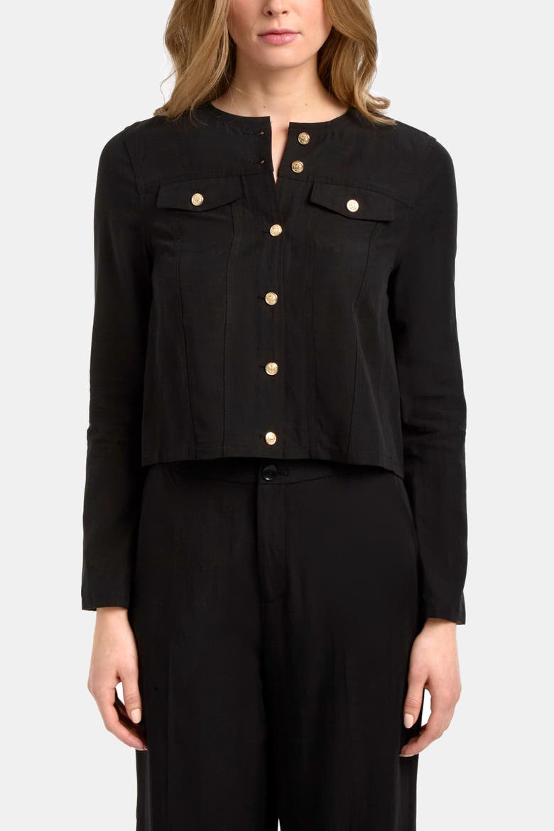 THE GOLDEN JACKET, Main, color, BLACK