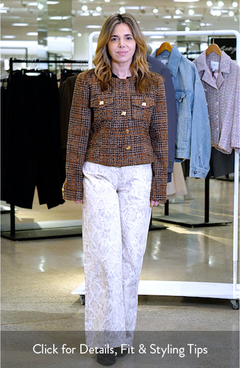 Kyleigh Tweed Jacket, sales video thumbnail