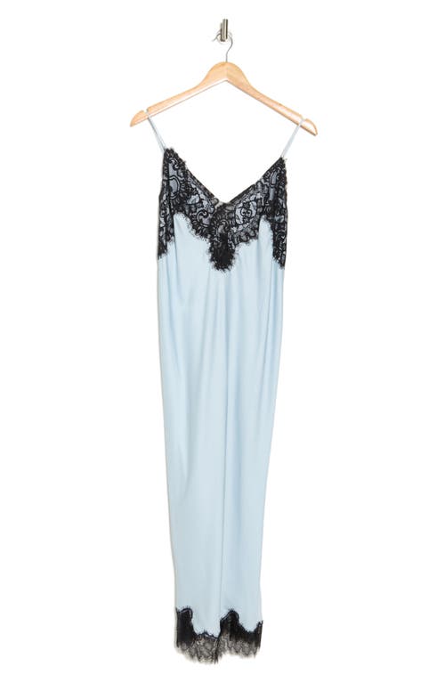 A.l.c . Lennon Lace Accent Satin Slipdress In Neutral