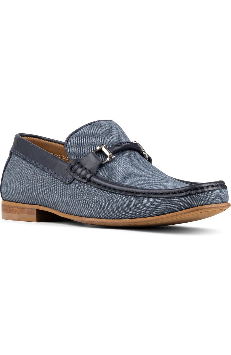 Donald Pliner Danner Bit Loafer, Main, color, Navy