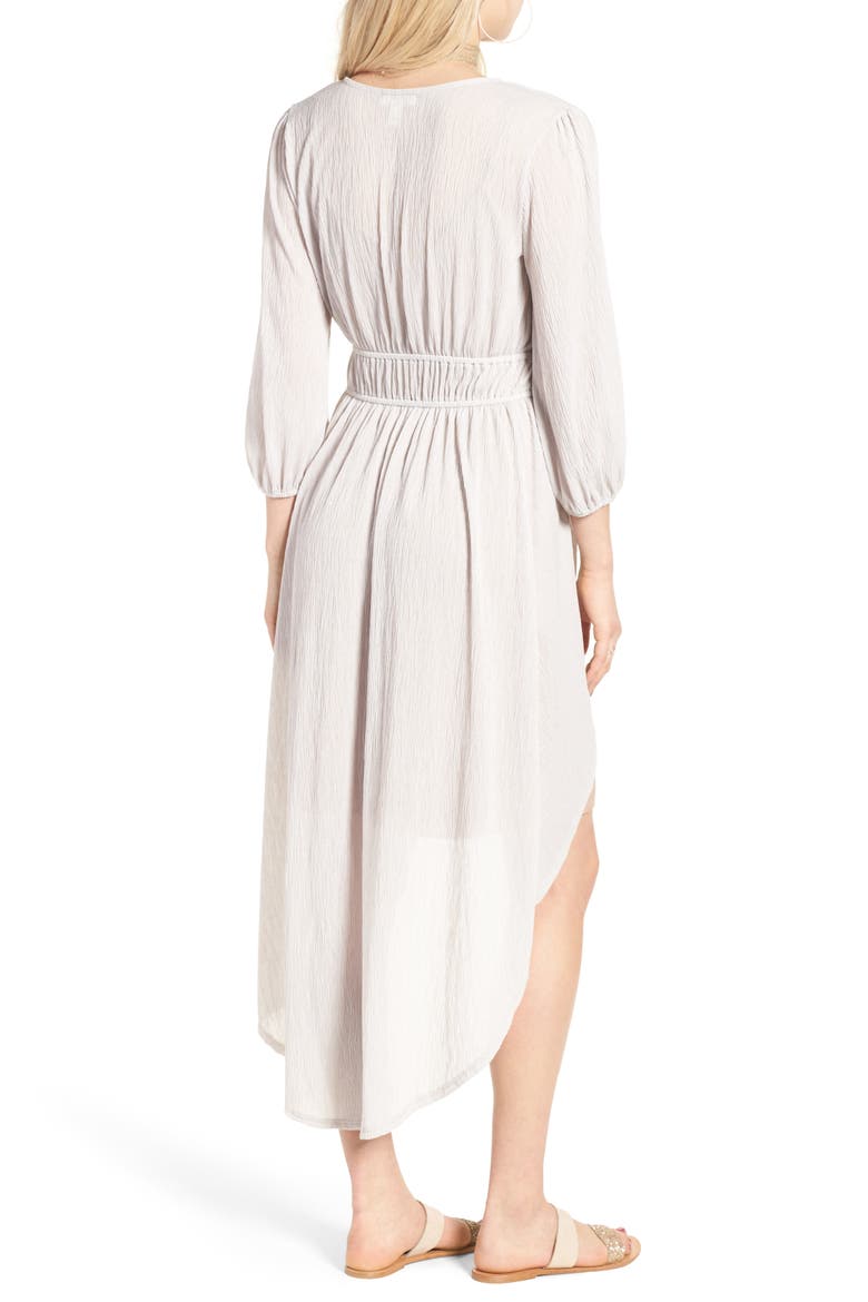 Tie Front Duster, Alternate, color, GREY CHIME