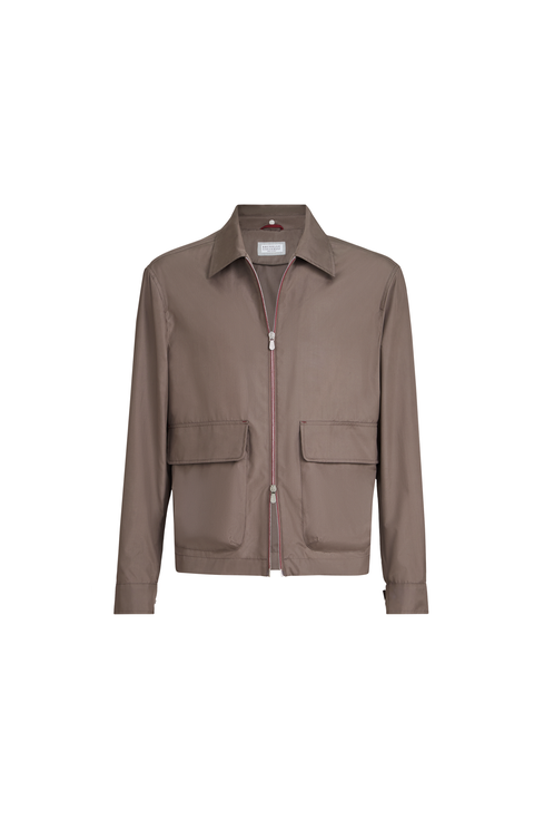 Unlined outerwear jacket