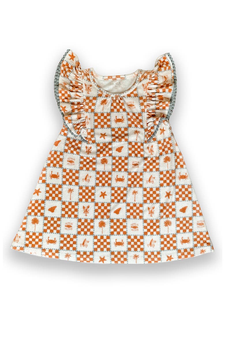 Ruffle Dress, Main, color, Tan