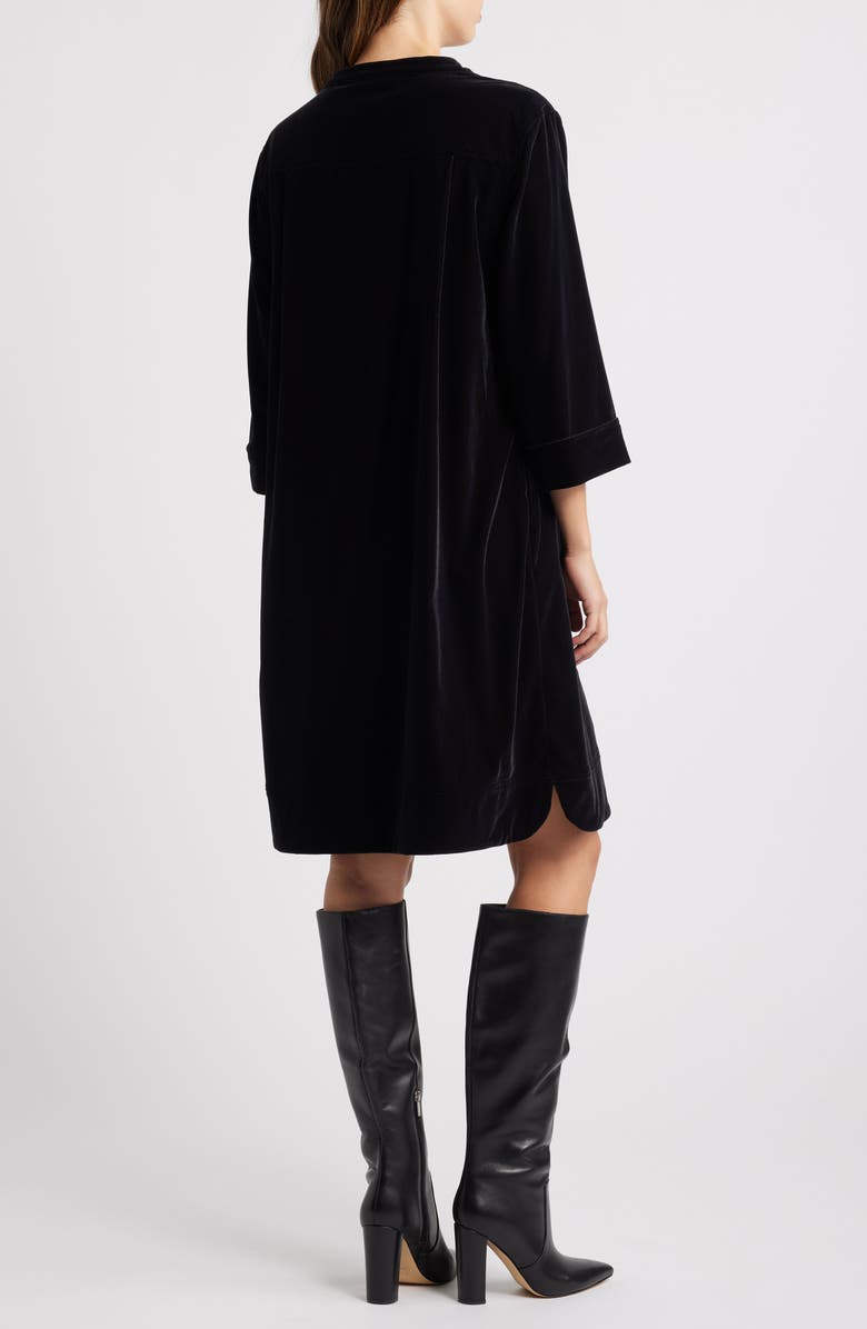 Masai Copenhagen Nokolo Velvet Shift Dress, Alternate, color, 