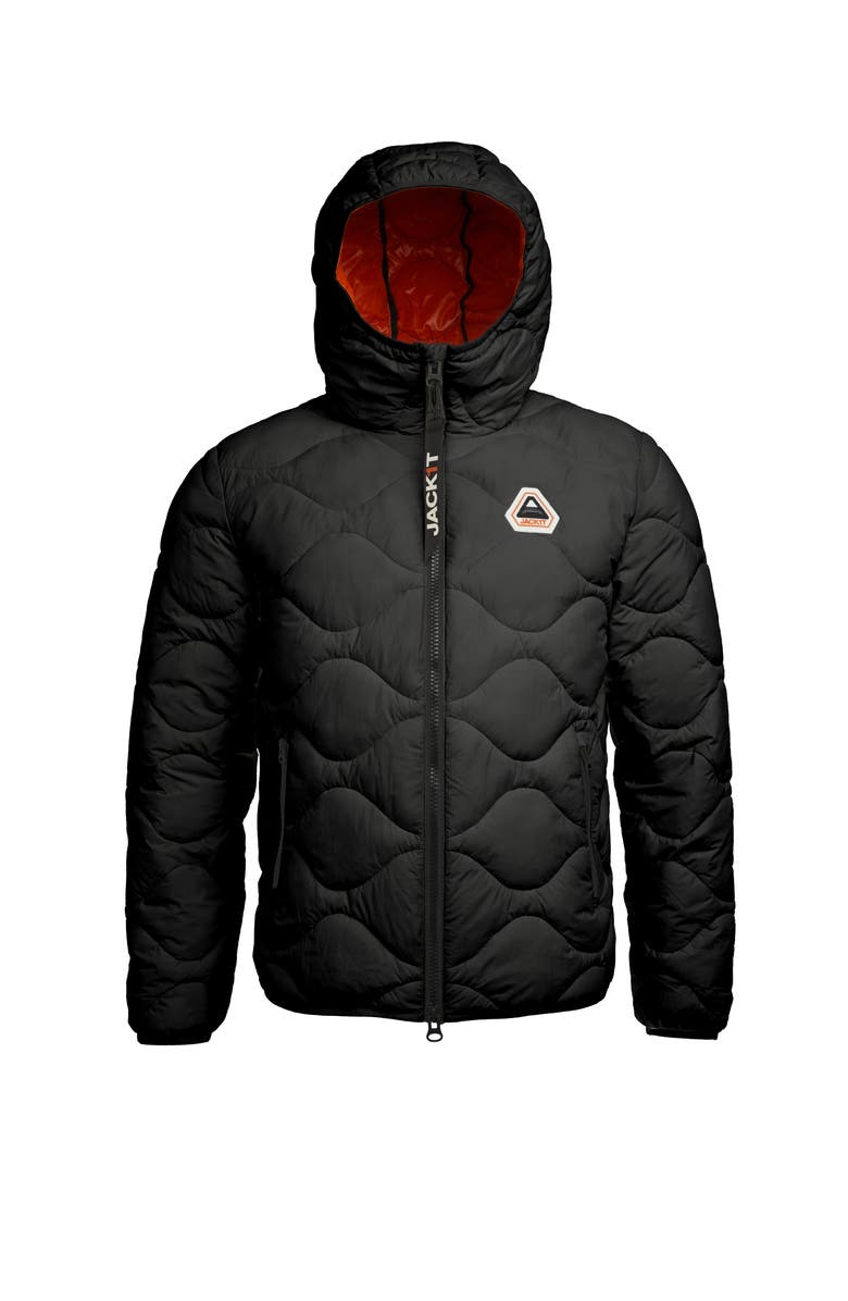 JACK1T Orb1T Long Sleeve Hooded Jacket, Alternate, color, Black