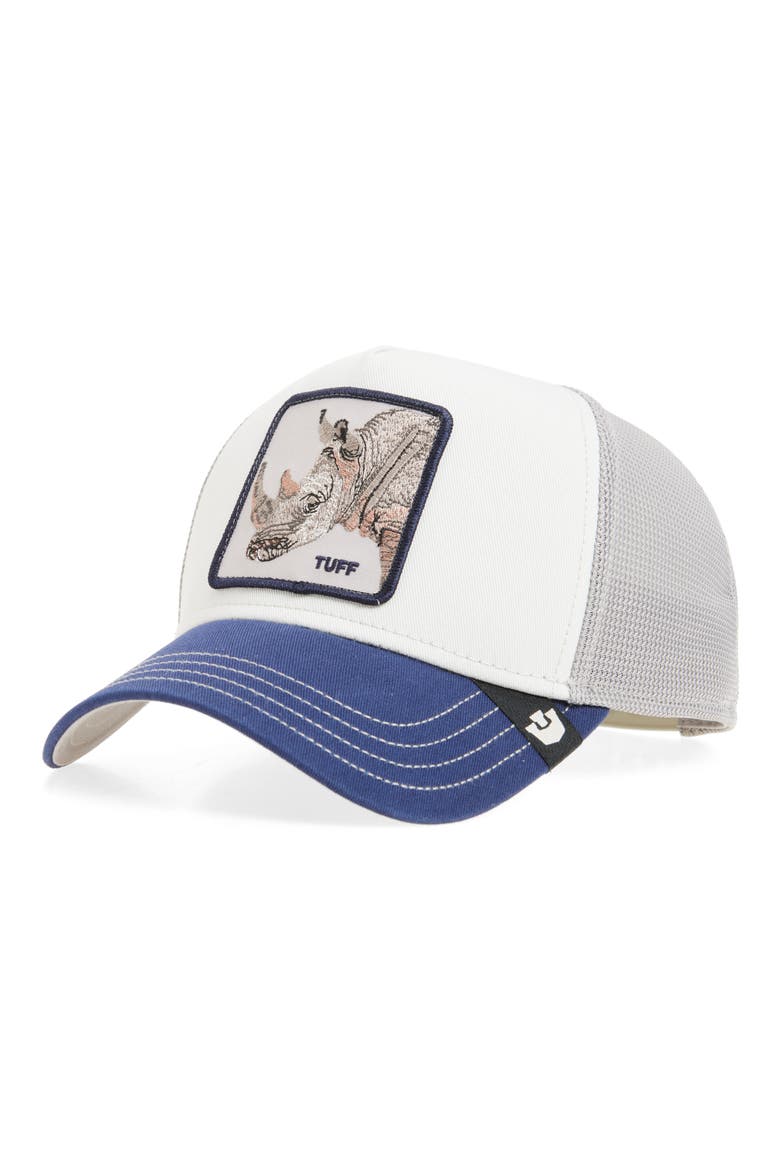 Rhino Colorblock Trucker Hat, Main, color, MULTI COLOR