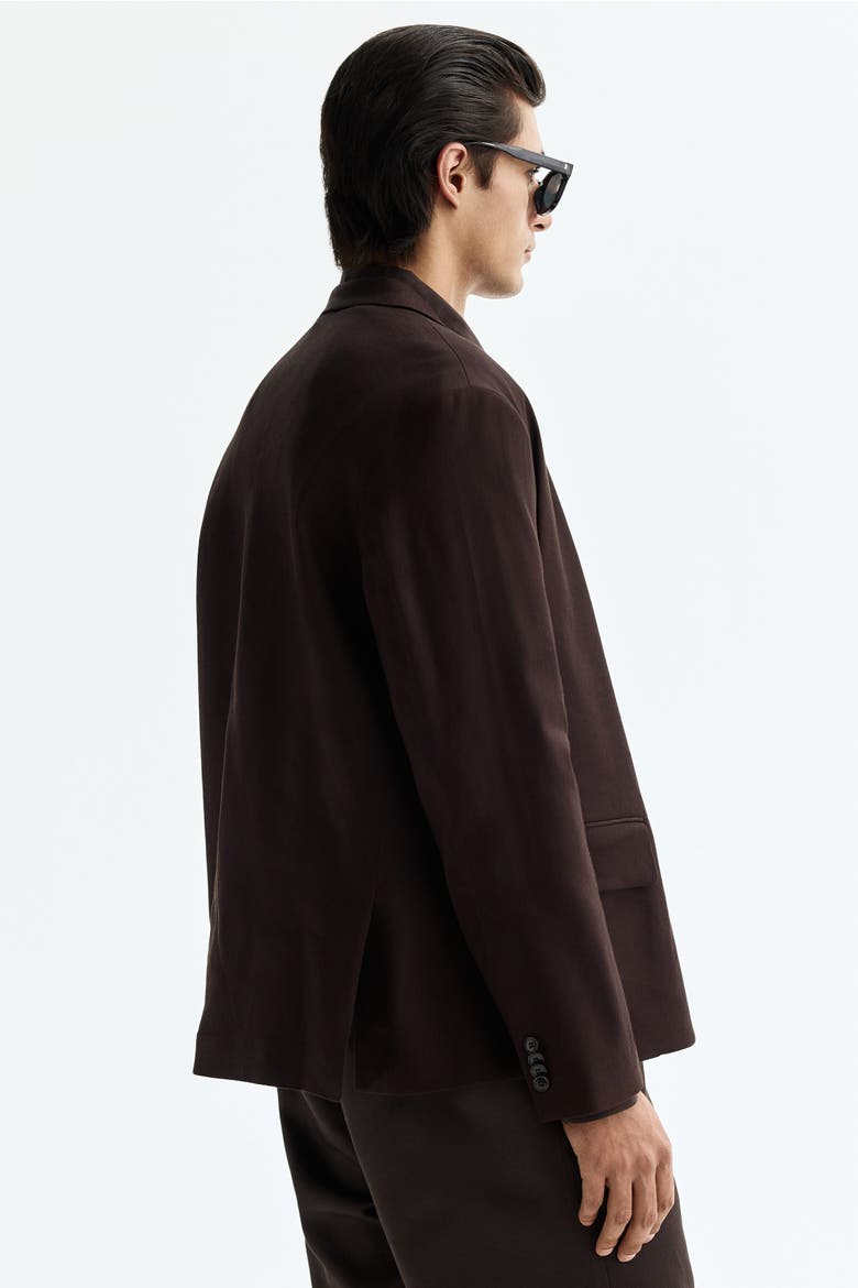 Relaxed Fit Jacket, Alternate, color, Dark brown