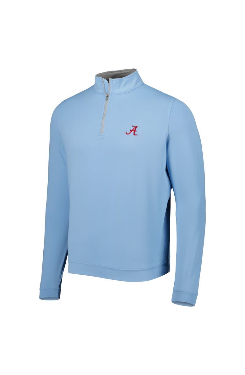 Peter Millar Men's Peter Millar Light Blue Alabama Crimson Tide Perth Performance Quarter-Zip Top, Alternate, color,