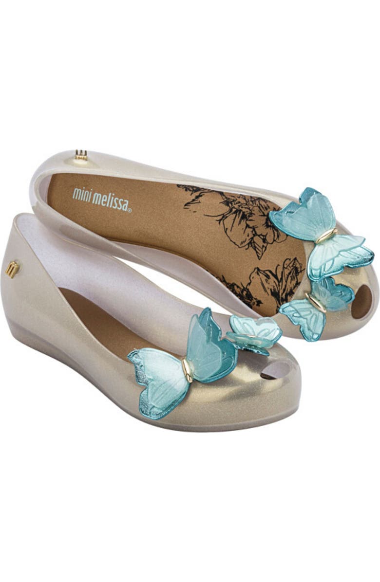 Mini Melissa Ultra Girl Embellished Flat, Alternate, color,