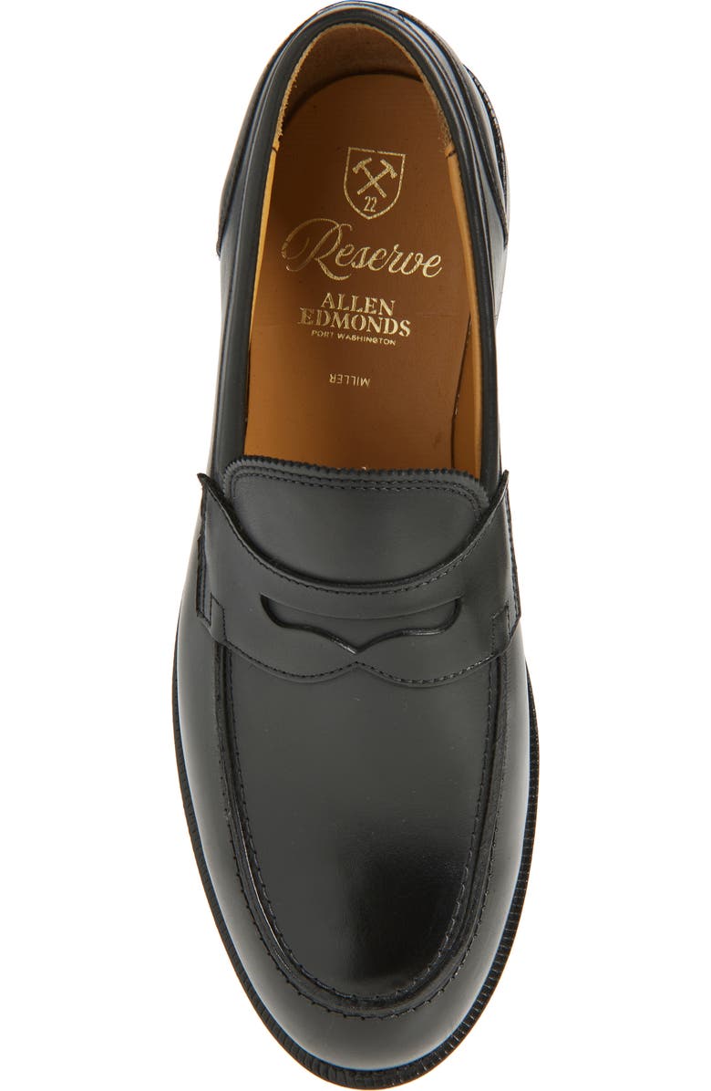Allen Edmonds Miller Penny Loafer, Alternate, color, Black