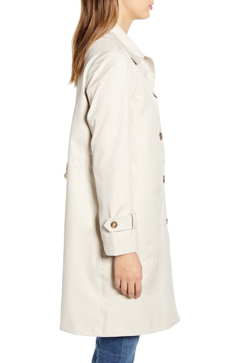 Bernardo Single Breasted Raincoat, Alternate, color, 