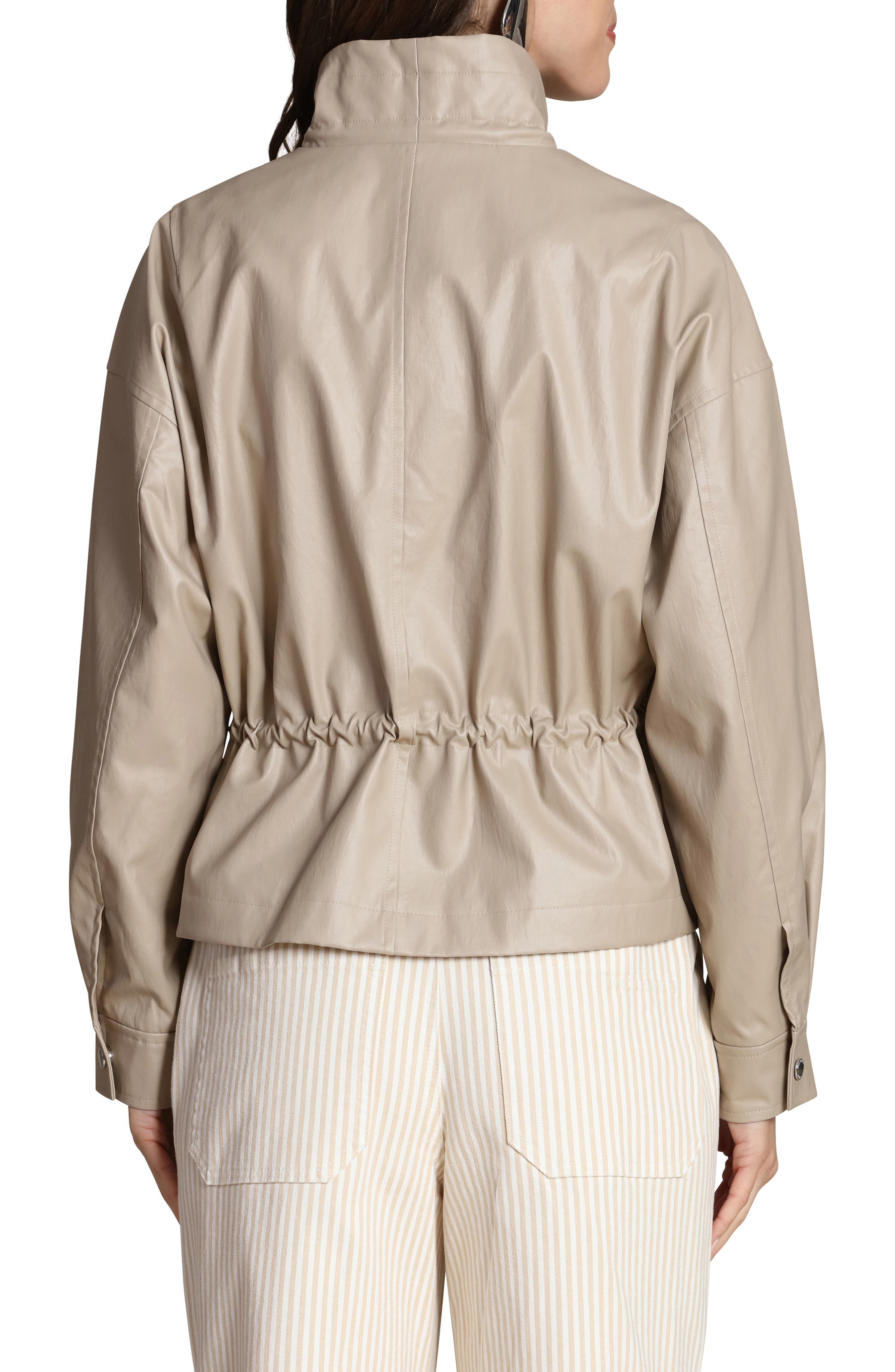 Faux-Ever Leather Cropped Anorak - image 2
