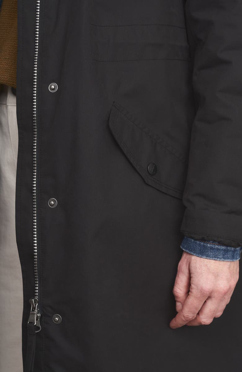 Seasalt Cornwall Plant Hunter Waterproof Hooded Coat, Alternate, color, Onyx