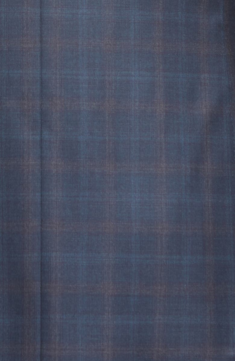 Canali Sienna Soft Classic Fit Plaid Wool Sport Coat, Alternate, color,