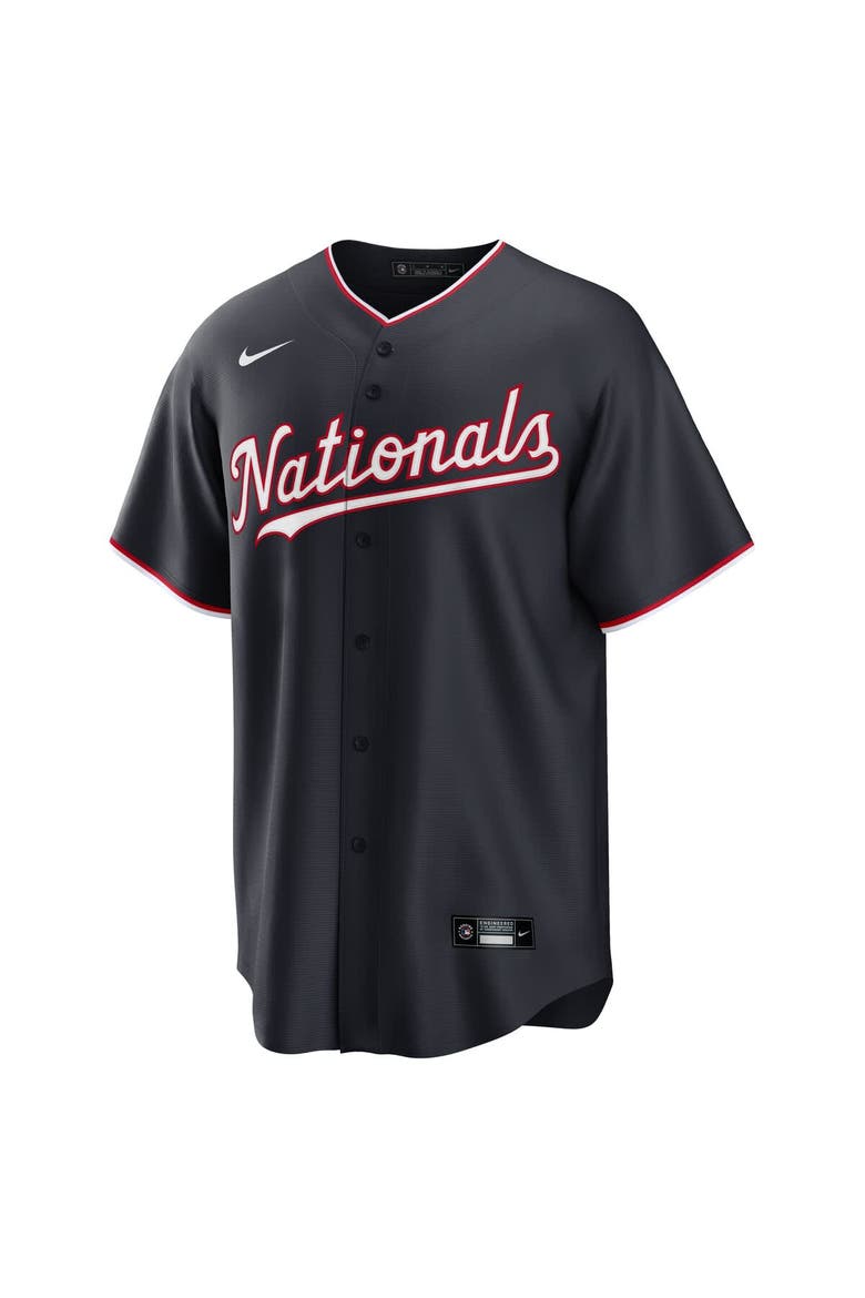 Men's Nike Dylan Crews Navy Washington Nationals Alternate Replica Jersey, Alternate, color, Navy