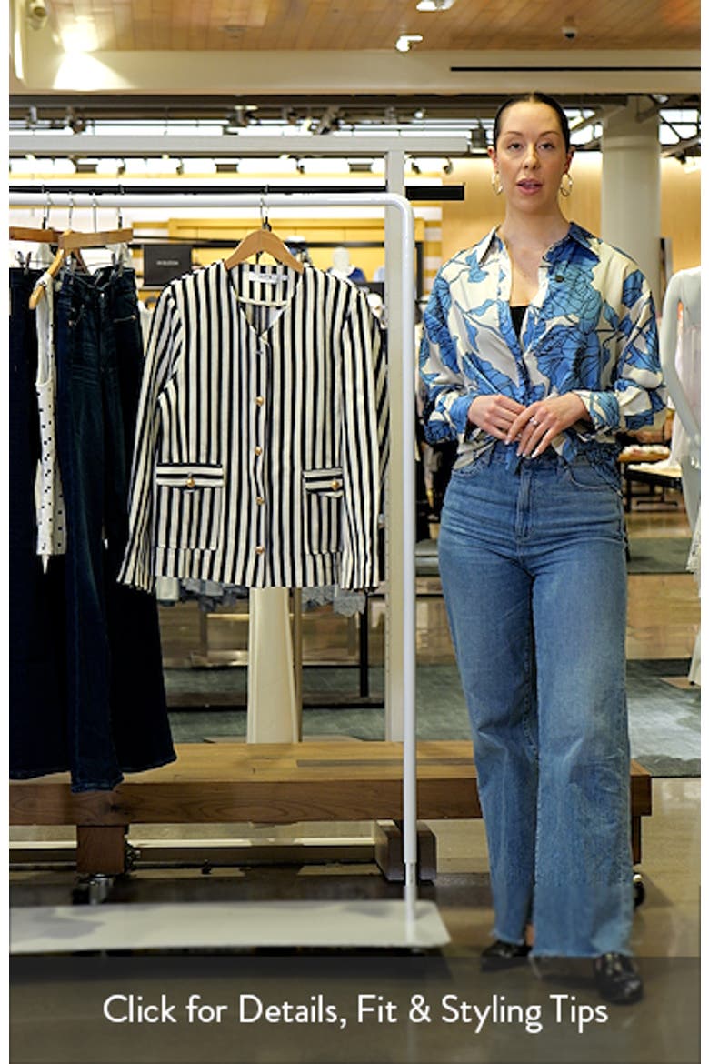 Danae Stripe Denim Jacket video