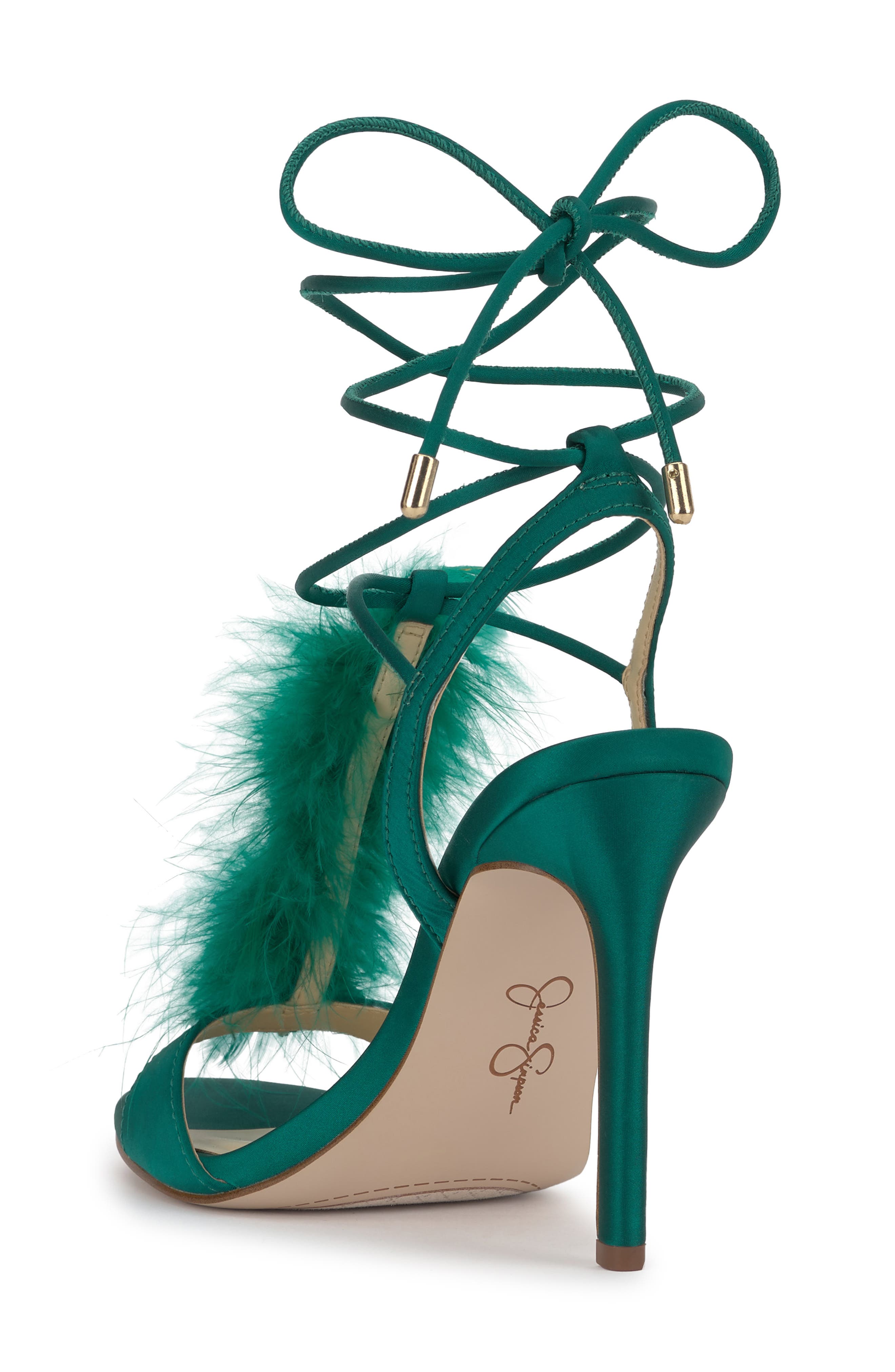 Jessica Simpson Jenzin Ankle Wrap Sandal, Alternate, color, Mdgreen 01