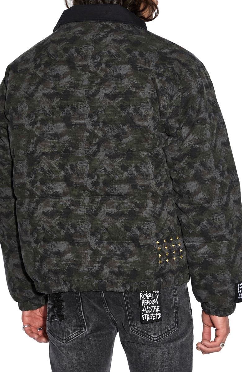 Ksubi Amnesia Reversible Cotton Puffer Jacket, Alternate, color, 