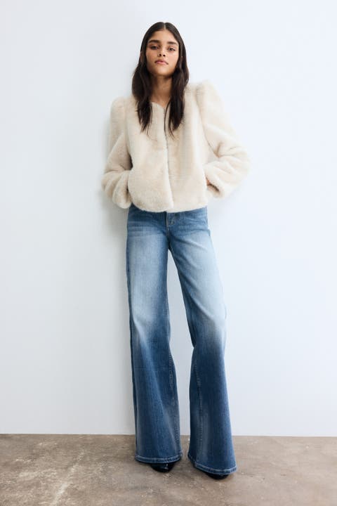 Wide High Jeans