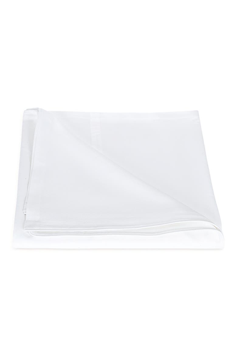 Louise Piqué Duvet Cover, Main, color, WHITE