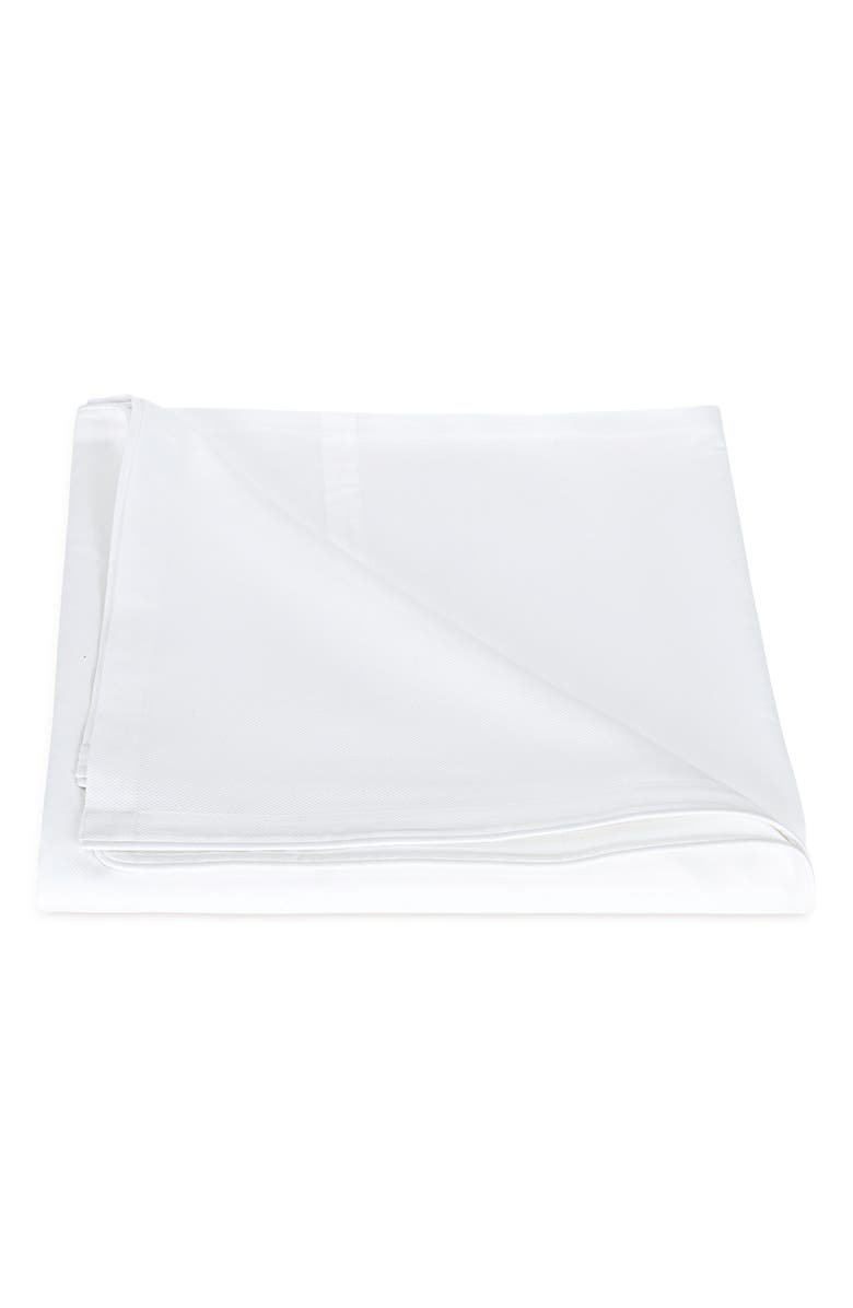 Matouk Louise Piqué Duvet Cover, Main, color, White